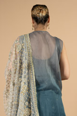 Midnight Blue Gota Patti Lehenga setDSC08997