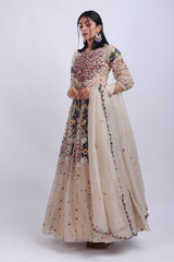 Cream Garden Lehenga SetIMG_8993