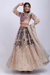 Cream Garden Lehenga SetIMG_9011