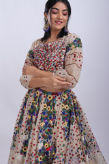 Cream Garden Lehenga SetIMG_9016