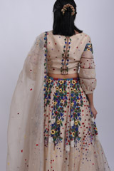 Cream Garden Lehenga SetIMG_9031