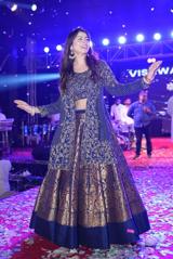 Blue Banarasi Silk Lehenga12