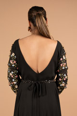 Black Drape & Wrap GownDSC01806