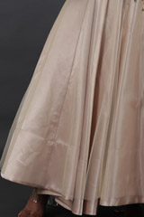 Beige 3D Abstract Embroidered GownIMG_6284