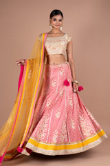 Gota Brocade Panelled Lehenga