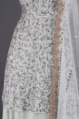 Mint Embroidered LehengaIMG_9302