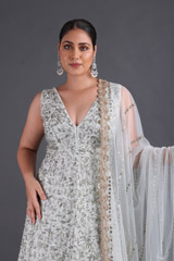 Mint Embroidered LehengaIMG_9305