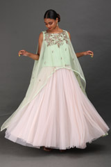 Green High Low Top Bottom Set