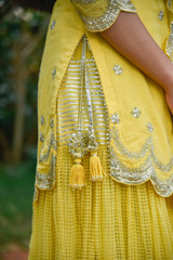 Yellow Gota Sequins Lehenga_DSC0190