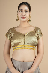 Golden Saree BlouseDSC09550