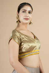 Golden Saree BlouseDSC09552
