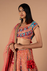 Gota Embroidered LehengaDSC00106