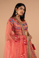 Gota Embroidered LehengaDSC00109