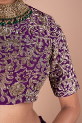 Purple Lehenga SetDSC05287