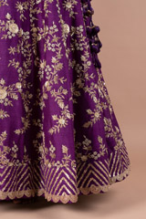 Purple Lehenga SetDSC05288