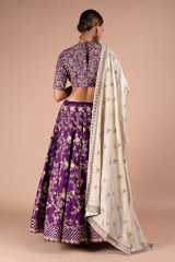 Purple Lehenga SetDSC05291
