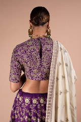 Purple Lehenga SetDSC05292