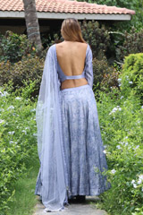 Blue Grey Lehenga SetIMG_2965
