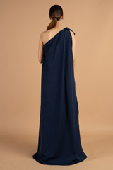 Navy Blue One Shoulder GownDSC01407