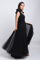 Plunge V Neck GownIMG_7225