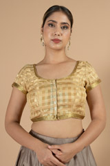 Silk Blend Saree BlouseDSC07211