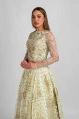 Mint Embroidered Top Bottom Set_DSC7944-Edit