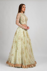 Mint Embroidered Top Bottom Set_DSC7947-Edit