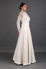 White Net Embellished GownIMG_1215