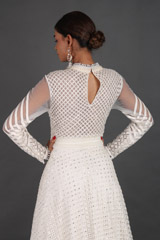 White Net Embellished GownIMG_1222