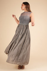 Grey Embellished GownDSC01972