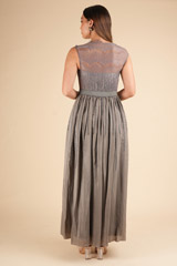 Grey Embellished GownDSC01981