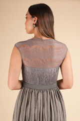 Grey Embellished GownDSC01982