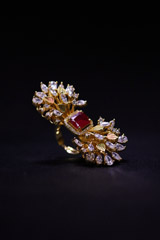 Pink and White Stone RingIMG_0388