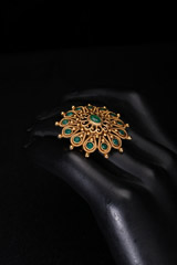 Green Stone Embedded RingIMG_8775