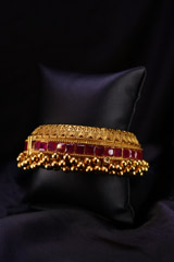 Gold and Red Bangles