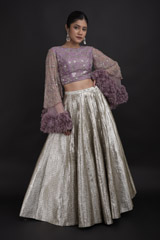 Silver Foil Top Bottom Set