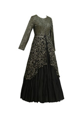 Black Embroidered Top Bottom SetIMG_9982EDITED