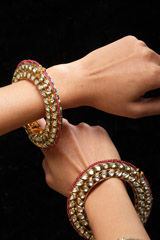 Golden Kundan BanglesIMG_1155