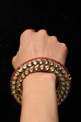 Golden Kundan BanglesIMG_1157