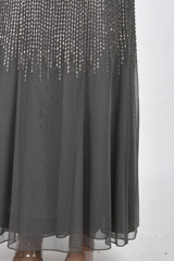 Grey Embellished Gown_SUB7595