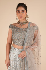 Silver Lehenga SetDSC00778