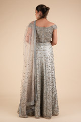 Silver Lehenga SetDSC00784