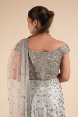 Silver Lehenga SetDSC00785
