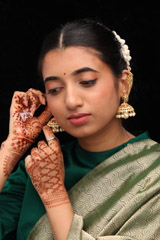 Golden and Red EarringsIMG_0966