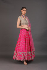 Magenta Zardosi Lehenga SetIMG_4353