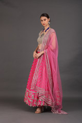 Magenta Zardosi Lehenga SetIMG_4355