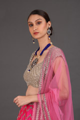 Magenta Zardosi Lehenga SetIMG_4359