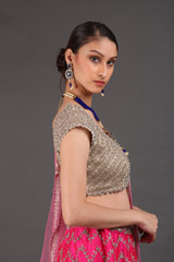 Magenta Zardosi Lehenga SetIMG_4365