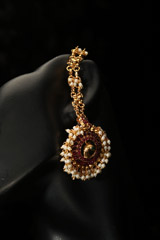 White Pearls Antique EarringsIMG_0898