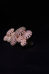 Rosegold White Stone RingIMG_0058